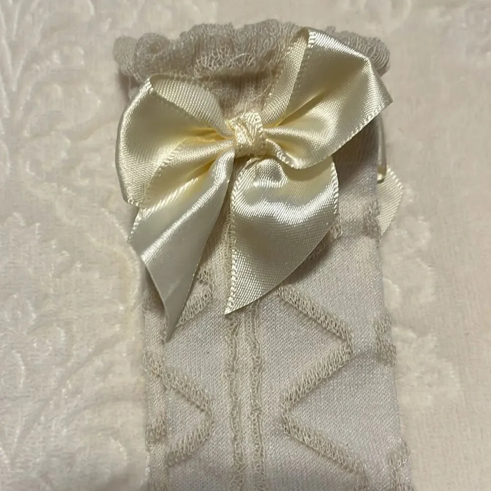 BABY / TODDLER BOW DECOR SOCKS